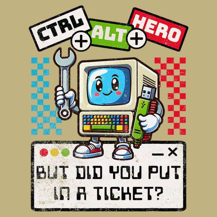 But Did You Put In A Ticket Pc Tech Pun Computer It Support Magnet