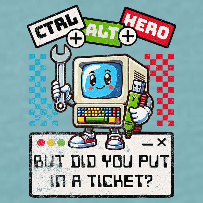 But Did You Put In A Ticket Pc Tech Pun Computer It Support Sueded Cloud Jersey T-Shirt