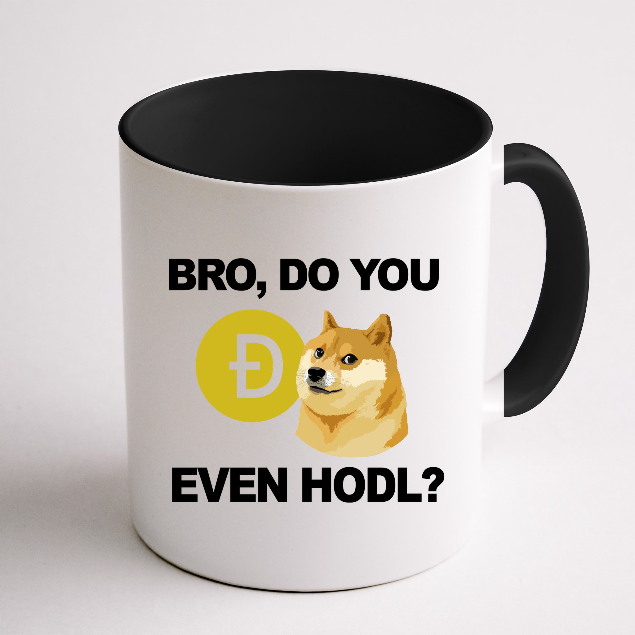 Bro Do You Even Hodl Funny Doge Coin Crypto Mug