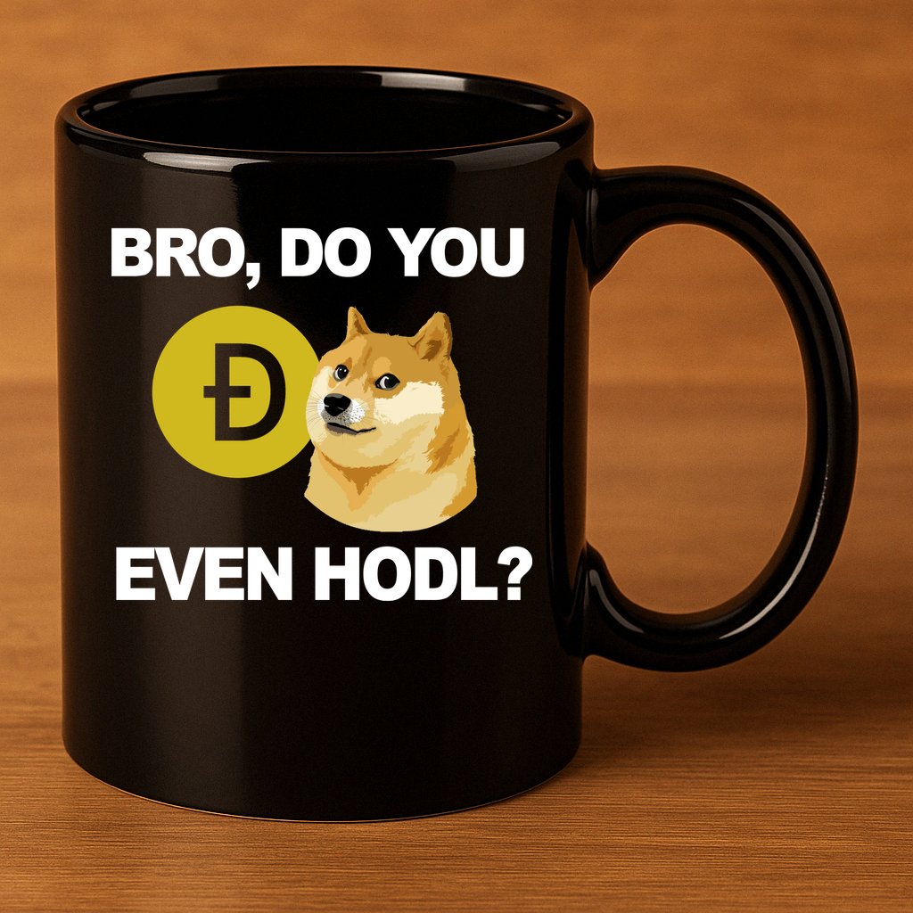 Bro Do You Even Hodl Funny Doge Coin Crypto 11oz C Handle Ceramic Mug