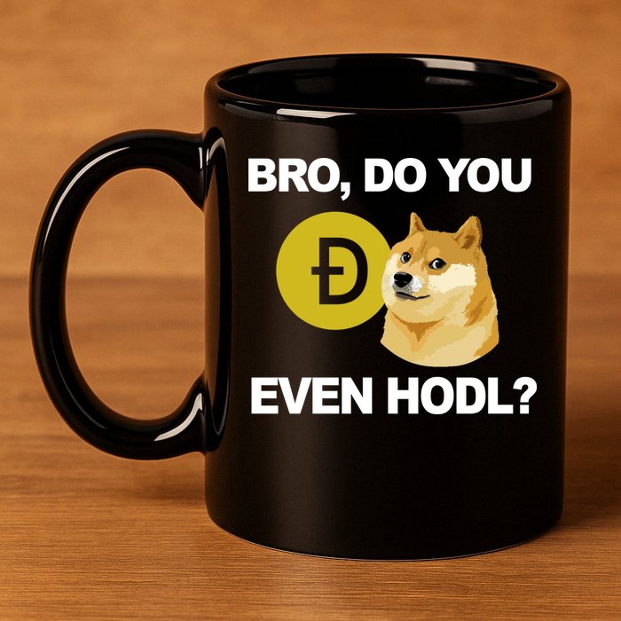 Bro Do You Even Hodl Funny Doge Coin Crypto 11oz C Handle Ceramic Mug