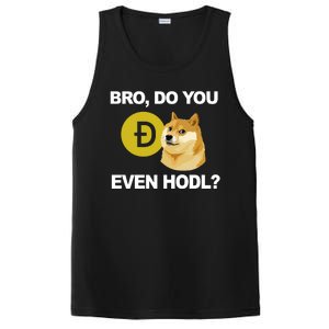 Bro Do You Even Hodl Funny Doge Coin Crypto PosiCharge Competitor Tank