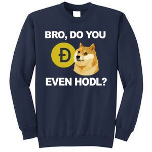 Bro Do You Even Hodl Funny Doge Coin Crypto Sweatshirt