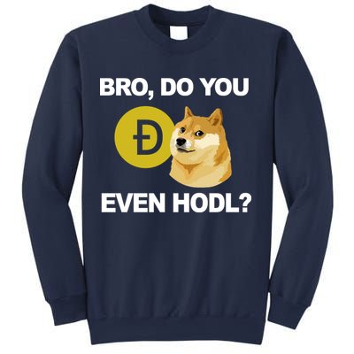 Bro Do You Even Hodl Funny Doge Coin Crypto Sweatshirt