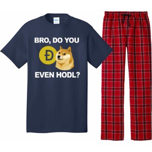 Bro Do You Even Hodl Funny Doge Coin Crypto Pajama Set