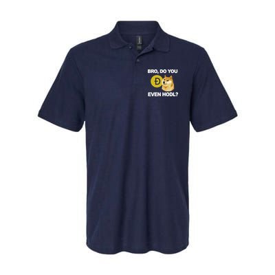 Bro Do You Even Hodl Funny Doge Coin Crypto Softstyle Adult Sport Polo