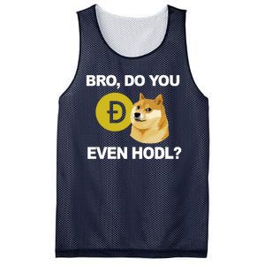 Bro Do You Even Hodl Funny Doge Coin Crypto Mesh Reversible Basketball Jersey Tank