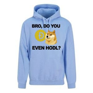 Bro Do You Even Hodl Funny Doge Coin Crypto Unisex Surf Hoodie