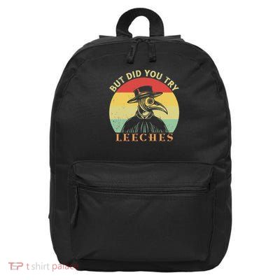 But Did You Try Leeches Plague Doctor Mask Cloak 16 in Basic Backpack