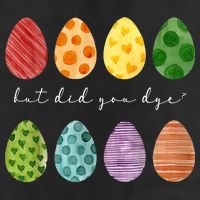 But Did You Dye Funny Easter Eggs 7 Panel Mesh Trucker Snapback Hat