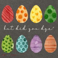 But Did You Dye Funny Easter Eggs Cotton Canvas Backpack
