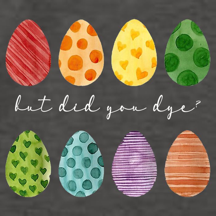 But Did You Dye Funny Easter Eggs Vector Backpack
