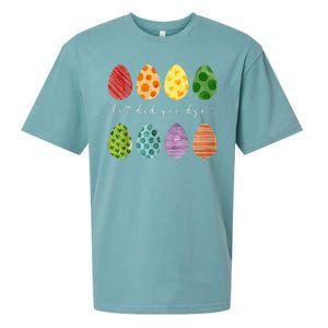 But Did You Dye Funny Easter Eggs Sueded Cloud Jersey T-Shirt