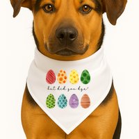 But Did You Dye Funny Easter Eggs USA-Made Doggie Bandana