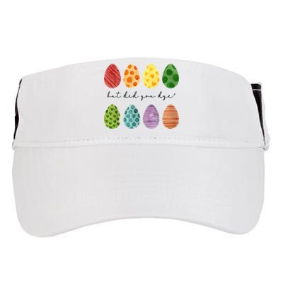 But Did You Dye Funny Easter Eggs Adult Drive Performance Visor