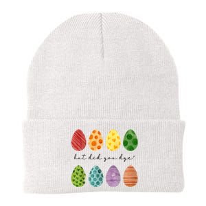 But Did You Dye Funny Easter Eggs Knit Cap Winter Beanie