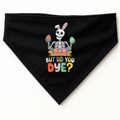 But Did You Dye Easter Colorful Egg Dye Funny Skeleton USA-Made Doggie Bandana