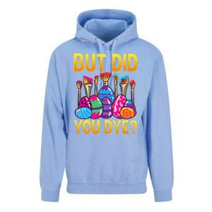 But DId You Dye Cute Funny Easter Egg Hunt Easter Gift Unisex Surf Hoodie