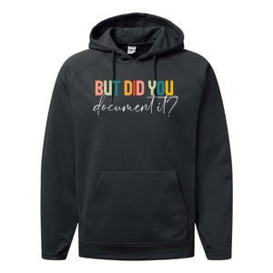 But Did You Docut It Funny Human Resources Hr Office Performance Fleece Hoodie