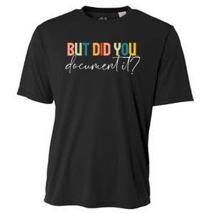 But Did You Docut It Funny Human Resources Hr Office Cooling Performance Crew T-Shirt