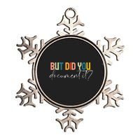 But Did You Docut It Funny Human Resources Hr Office Metallic Star Ornament