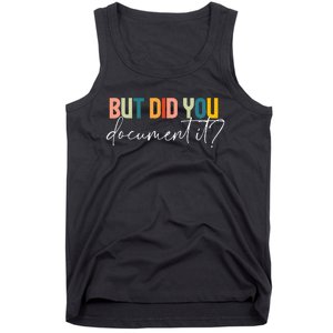 But Did You Docut It Funny Human Resources Hr Office Tank Top