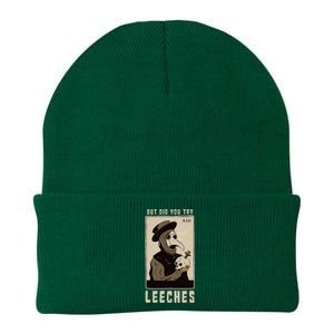 But Did You Try Leeches Plague Doctor Middle Age Medicines Knit Cap Winter Beanie