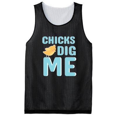 Chicks Dig Me Happy Easter Day funny easter for kids Boys Girls Mesh Reversible Basketball Jersey Tank