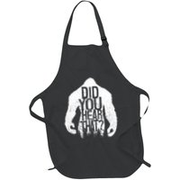 Bigfoot Did You Hear That Distressed Sasquatch Yeti Apron
