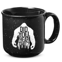 Bigfoot Did You Hear That Distressed Sasquatch Yeti 15oz Campfire Ceramic Mug