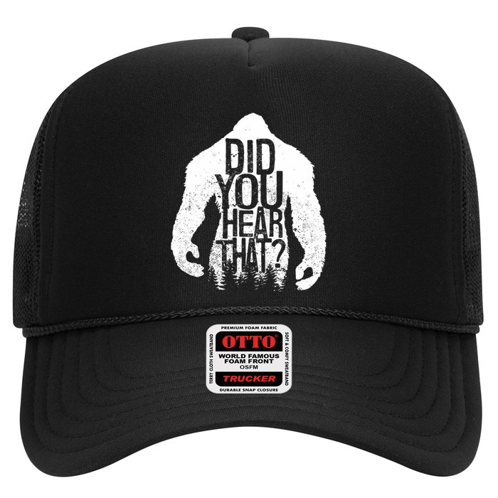 Bigfoot Did You Hear That Distressed Sasquatch Yeti Hat