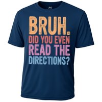 Bruh Did You Even Read The Directions Bruh Teacher Performance Shirt
