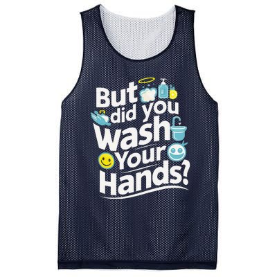 But Did You Wash Your Hands World Hand Hygiene Day 2024 Mesh Reversible Basketball Jersey Tank