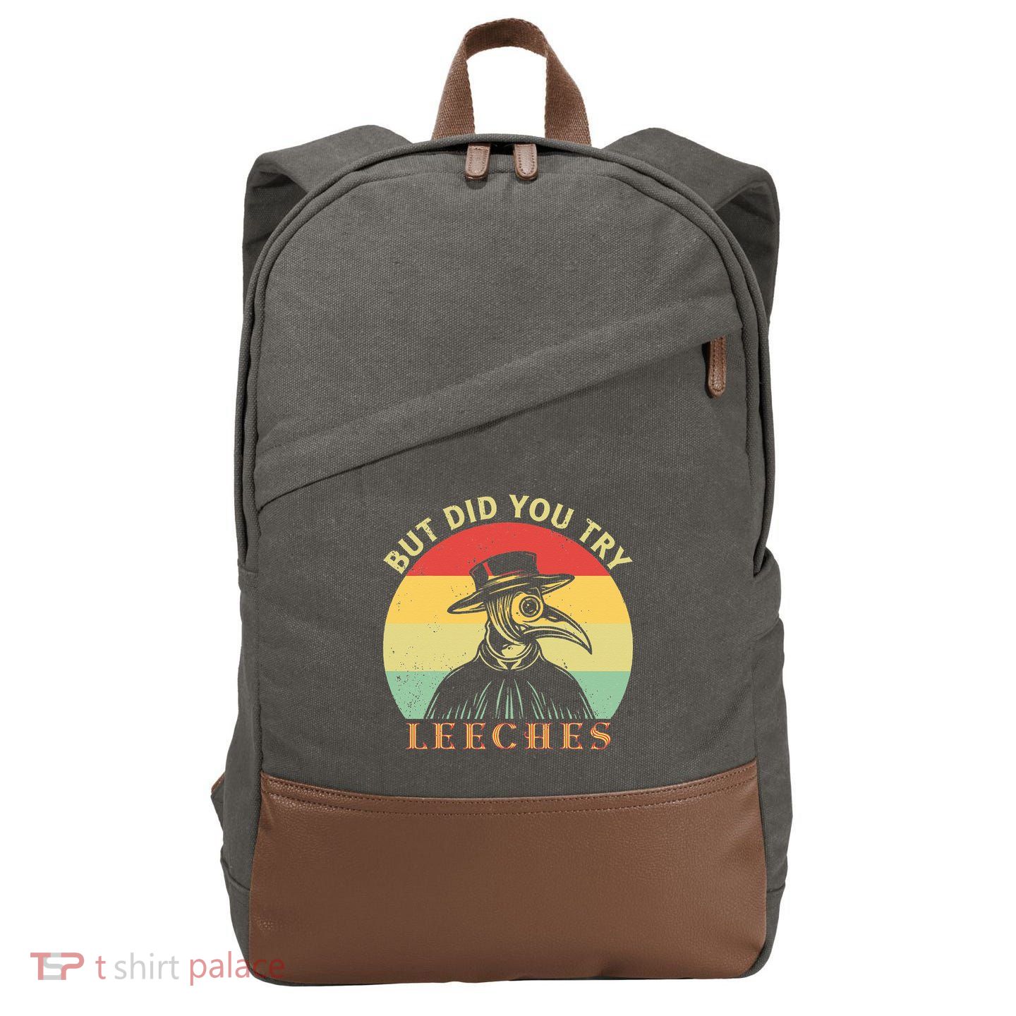 But did you try Leeches Plague Doctor Mask Cloak Cotton Canvas Backpack