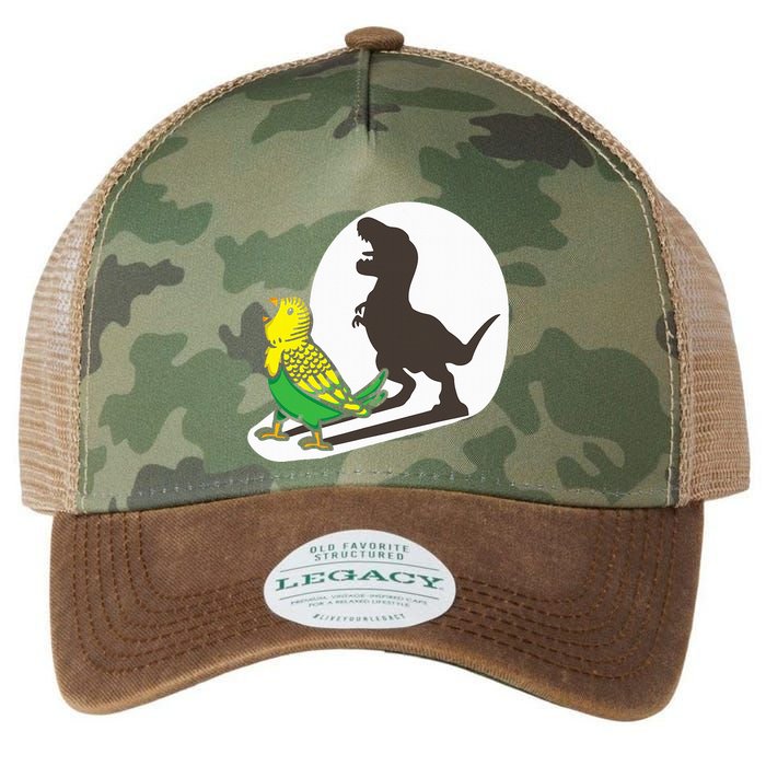 Bird Dinosaur Zookeeper Paleontologist Budgie Parakeet T Rex Legacy Tie Dye Trucker Hat