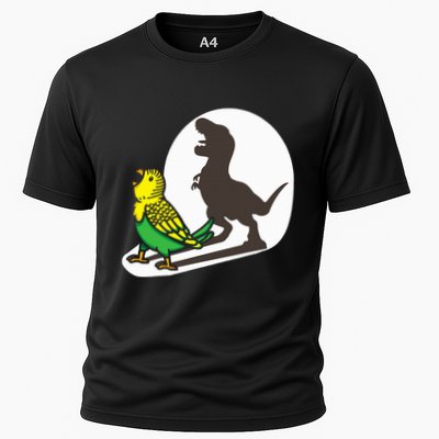 Bird Dinosaur Zookeeper Paleontologist Budgie Parakeet T Rex Performance Shirt