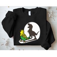 Bird Dinosaur Zookeeper Paleontologist Budgie Parakeet T Rex Sweatshirt