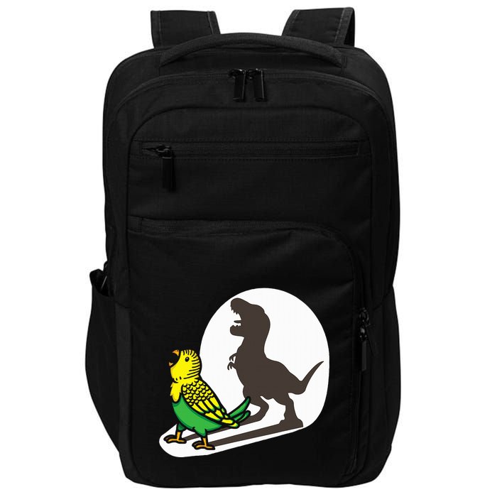 Bird Dinosaur Zookeeper Paleontologist Budgie Parakeet T Rex Impact Tech Backpack