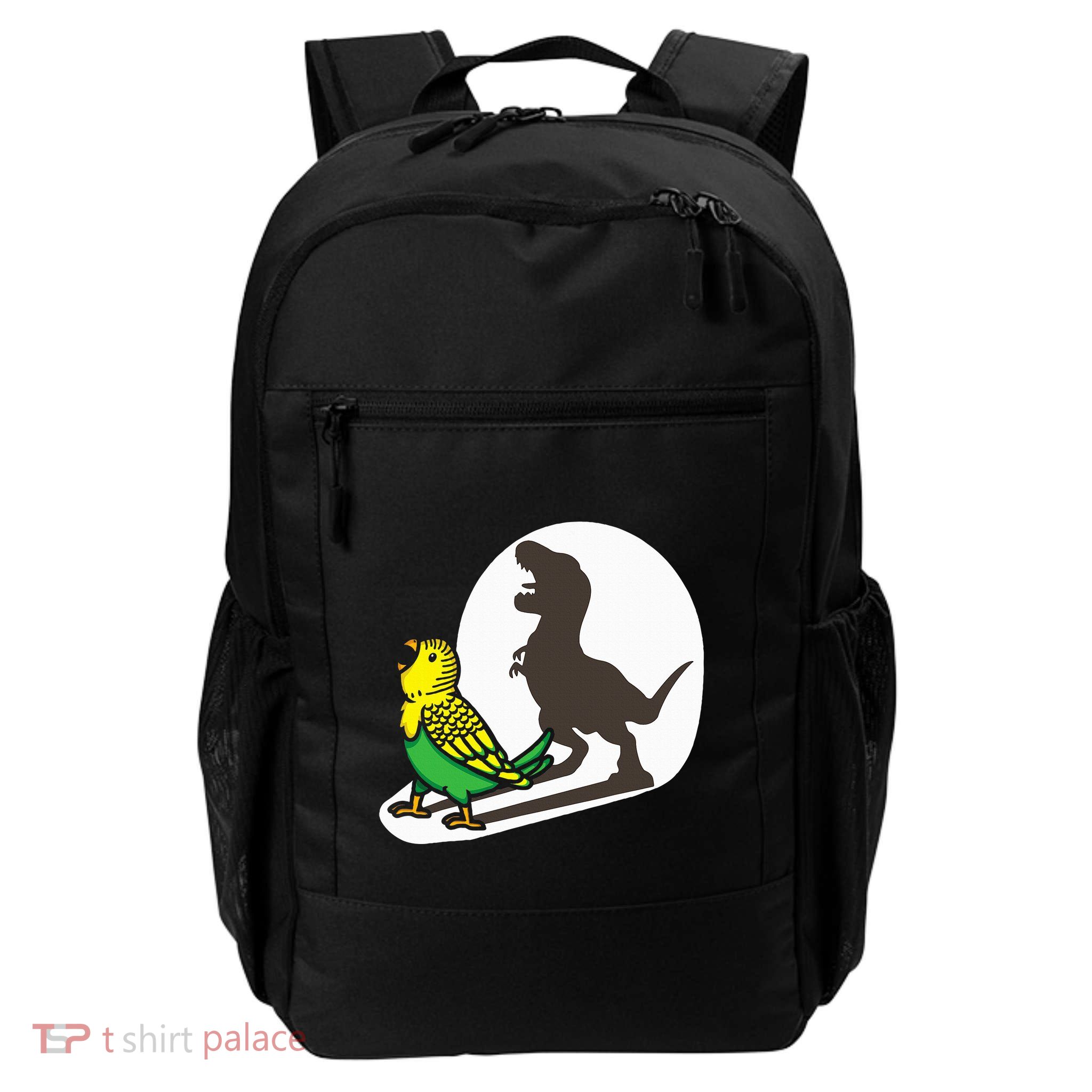 Bird Dinosaur Zookeeper Paleontologist Budgie Parakeet T Rex Backpack