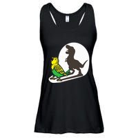 Bird Dinosaur Zookeeper Paleontologist Budgie Parakeet T Rex Ladies Essential Flowy Tank