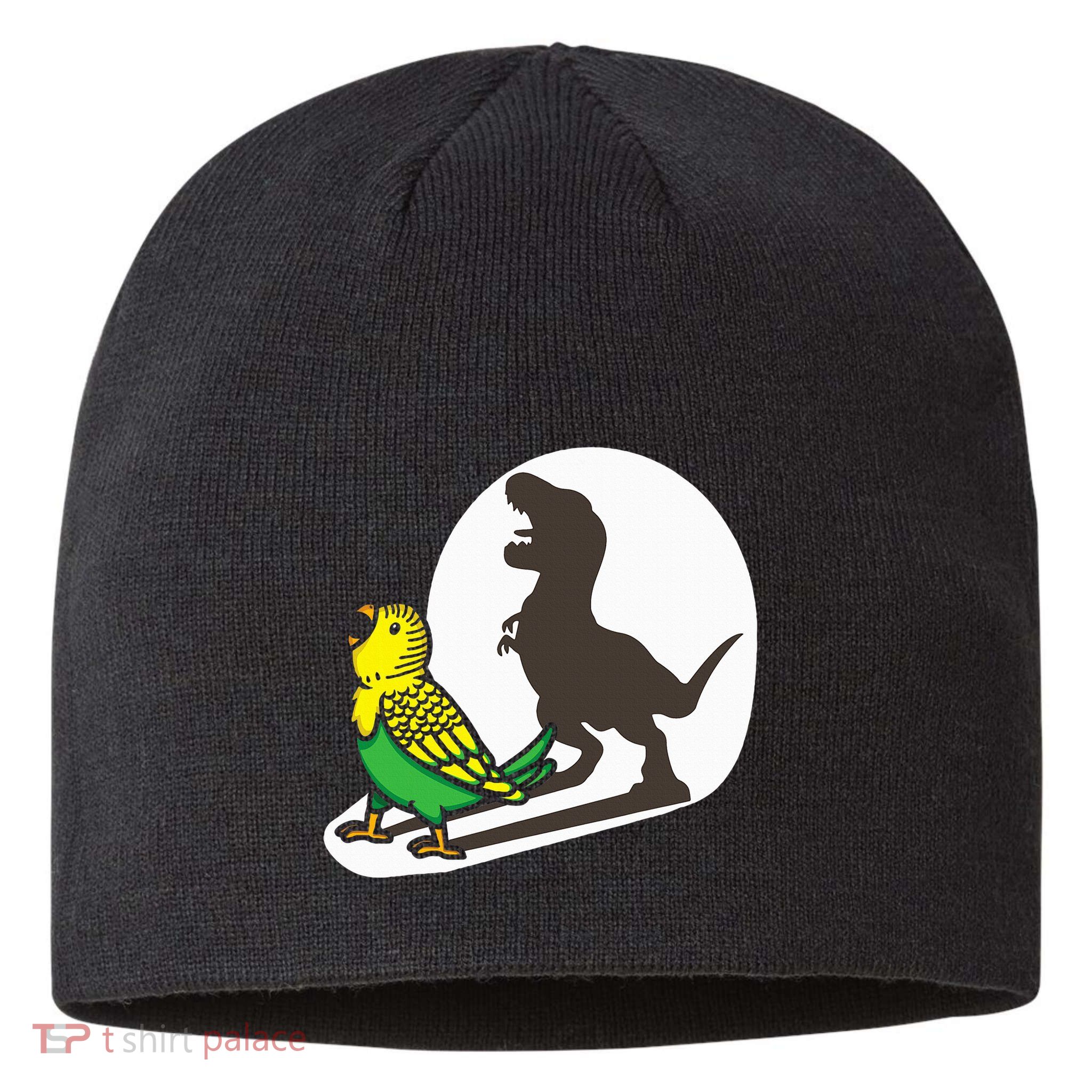 Bird Dinosaur Zookeeper Paleontologist Budgie Parakeet T Rex Sustainable Beanie