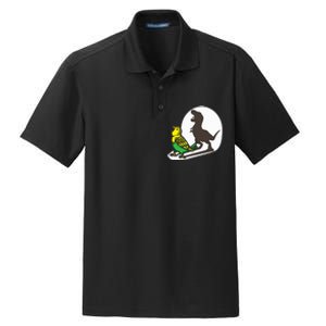 Bird Dinosaur Zookeeper Paleontologist Budgie Parakeet T Rex Dry Zone Grid Polo