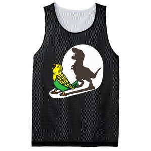 Bird Dinosaur Zookeeper Paleontologist Budgie Parakeet T Rex Mesh Reversible Basketball Jersey Tank