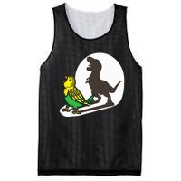 Bird Dinosaur Zookeeper Paleontologist Budgie Parakeet T Rex Mesh Reversible Basketball Jersey Tank