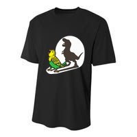 Bird Dinosaur Zookeeper Paleontologist Budgie Parakeet T Rex Youth Performance Sprint T-Shirt