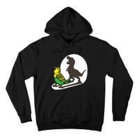 Bird Dinosaur Zookeeper Paleontologist Budgie Parakeet T Rex Tall Hoodie