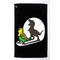 Bird Dinosaur Zookeeper Paleontologist Budgie Parakeet T Rex Golf Towel