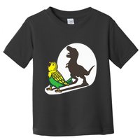 Bird Dinosaur Zookeeper Paleontologist Budgie Parakeet T Rex Toddler T-Shirt