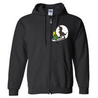 Bird Dinosaur Zookeeper Paleontologist Budgie Parakeet T Rex Full Zip Hoodie