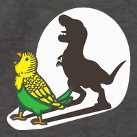 Bird Dinosaur Zookeeper Paleontologist Budgie Parakeet T Rex Vector Backpack